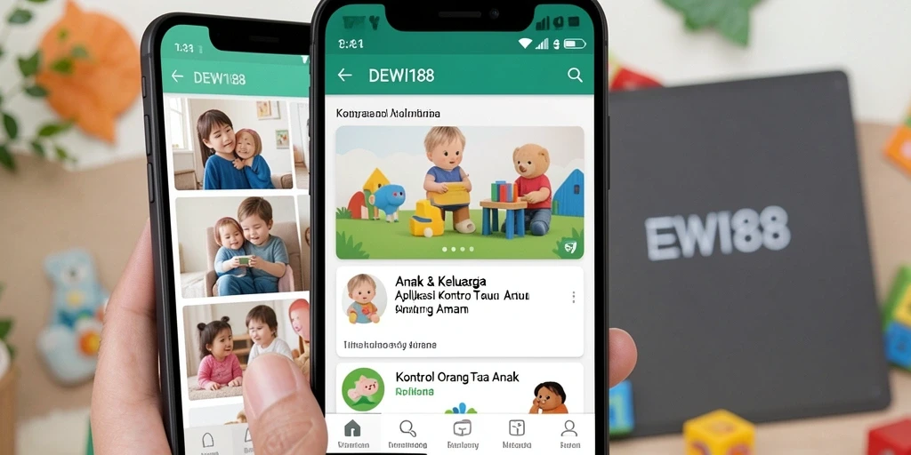 Antarmuka DEWI188 yang intuitif dan fungsional.